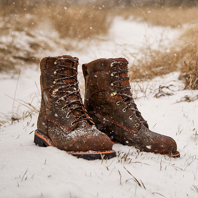 Chippewa snake online boots square toe
